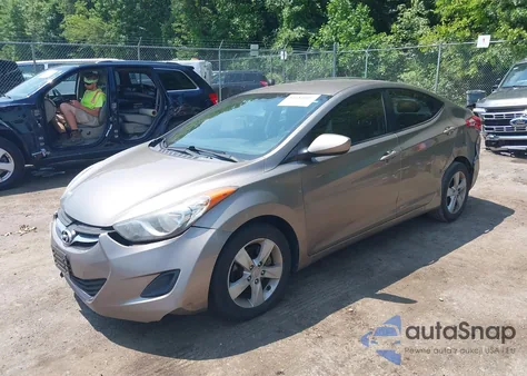 2011 Hyundai Elantra Gls из США, поврежденный, VIN 5NPDH4AEXBH061258